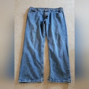 Lee Jeans Mens Blue Denim regular fit straight leg 42 X 30 used